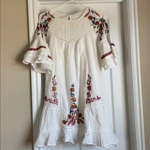 Free people white flowy dress